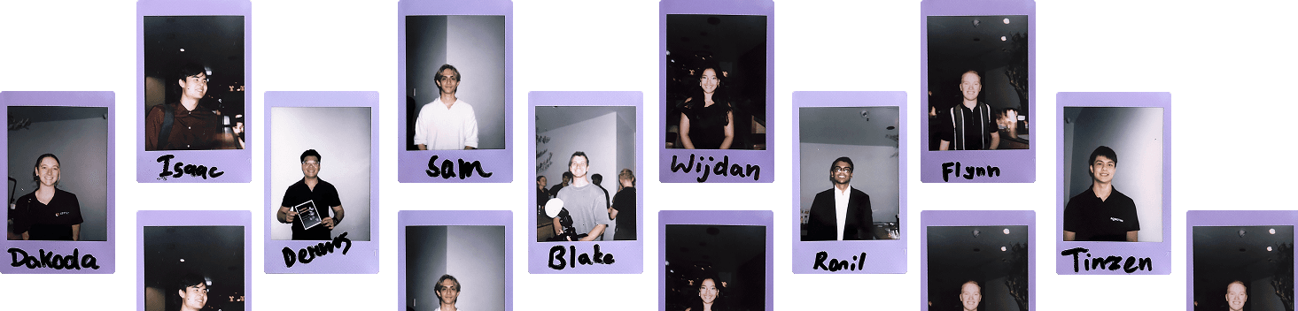 Who we are — community polaroids